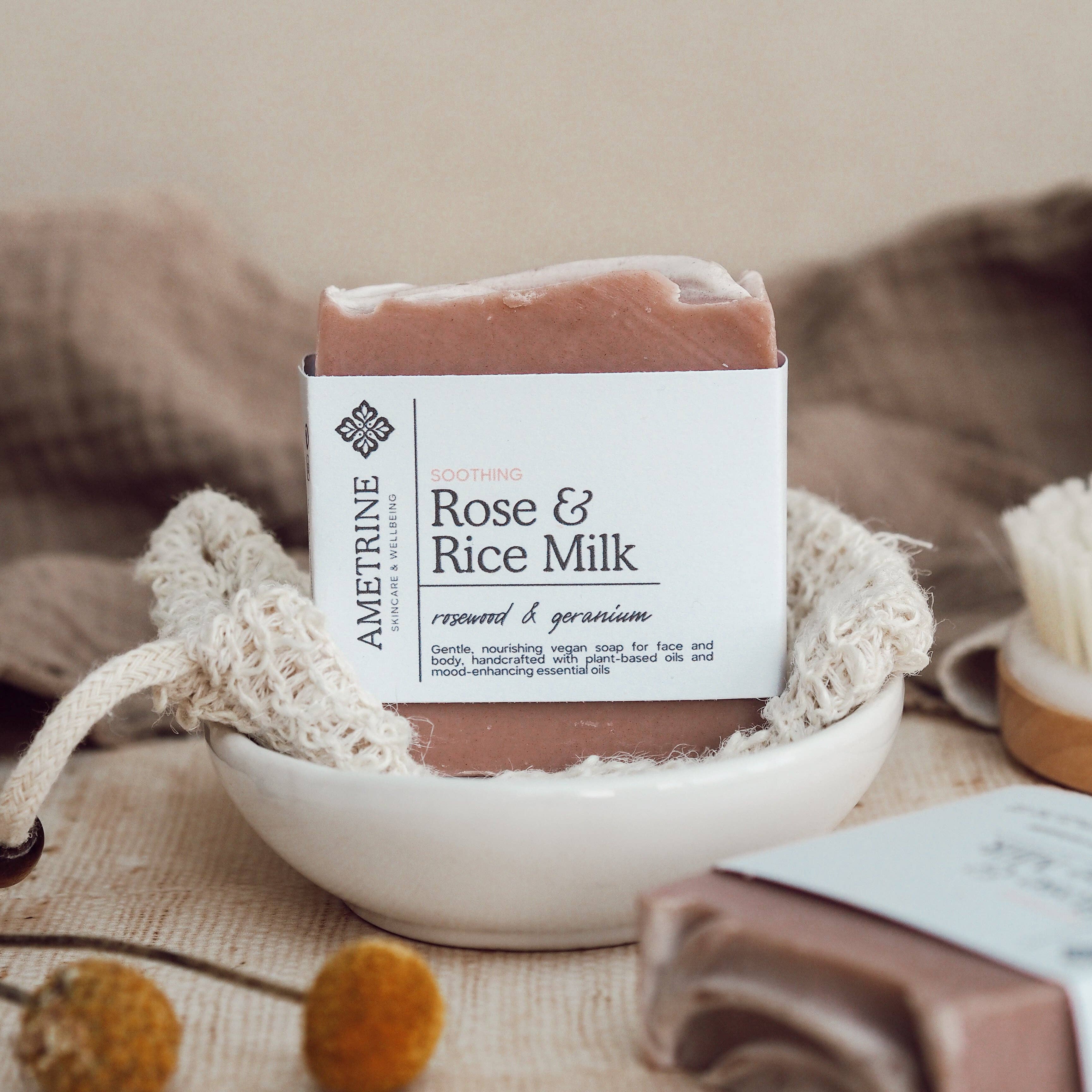 Rose & Rice Milk Soap