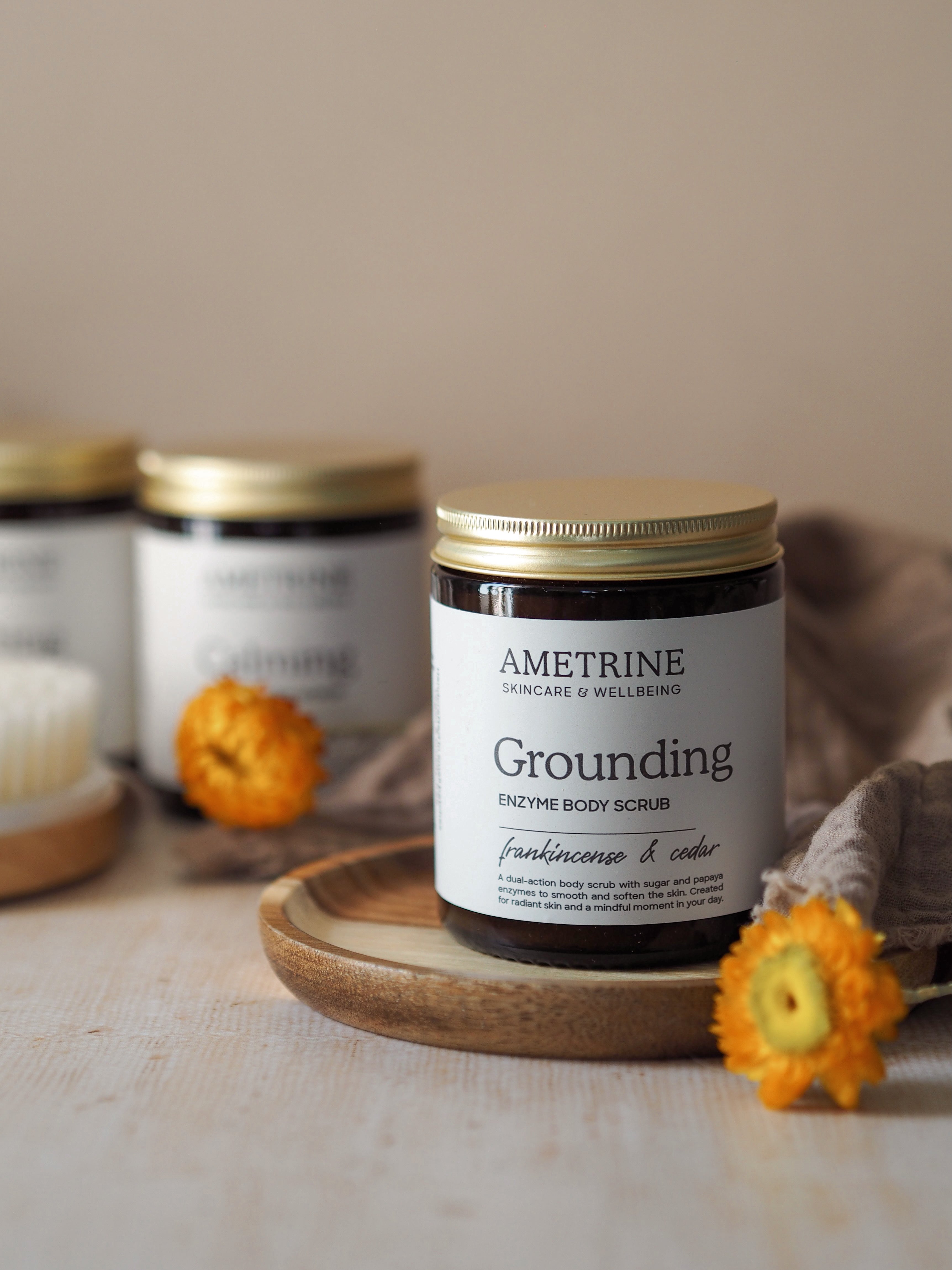 Grounding Body Scrub - Frankincense & Cedar